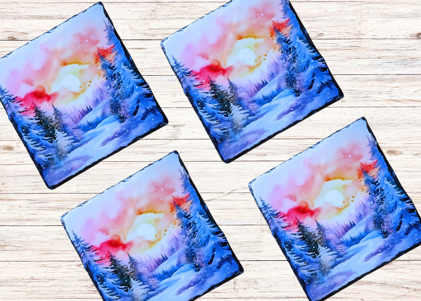 Sunset Slate Coaster