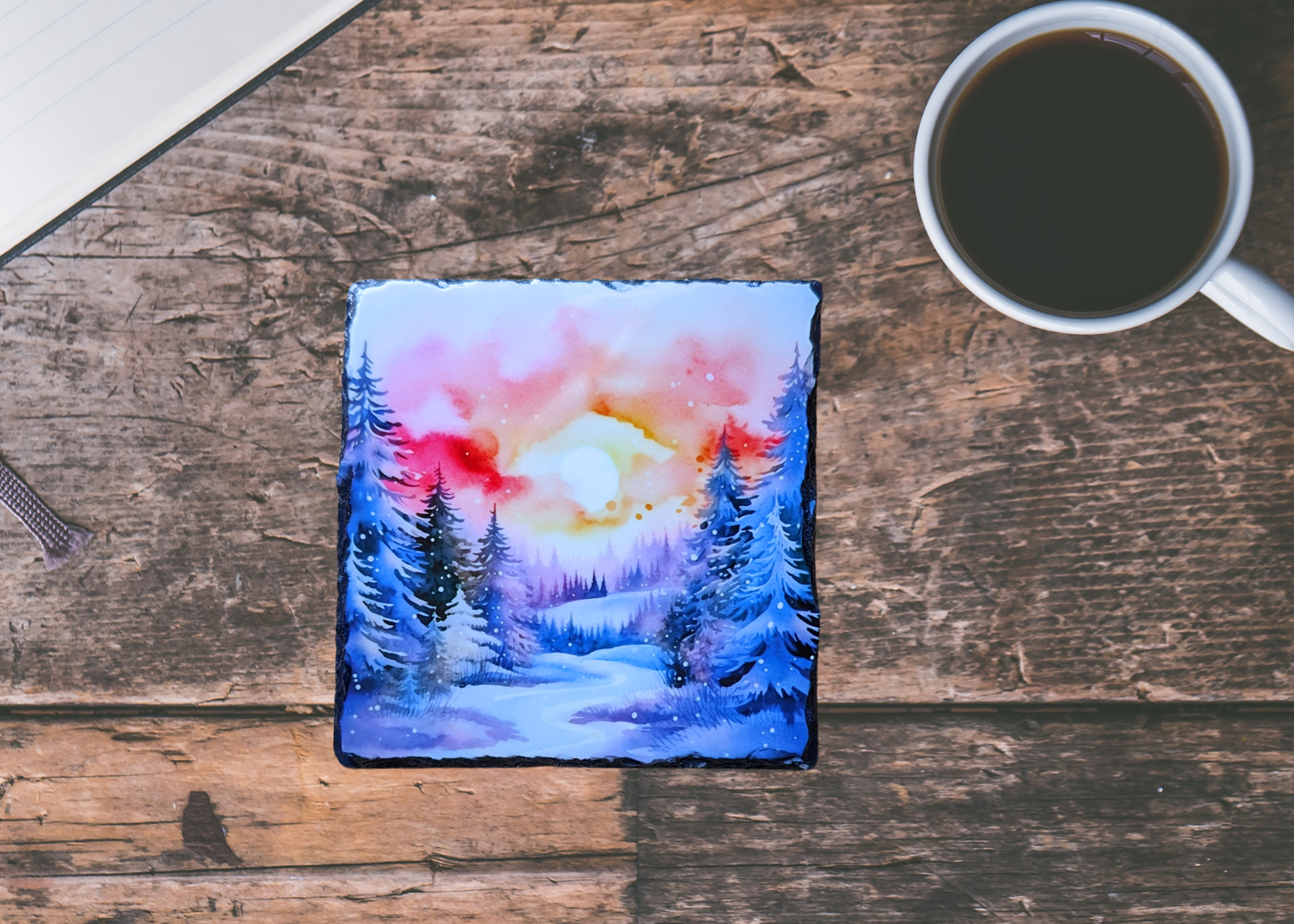 Sunset Slate Coaster