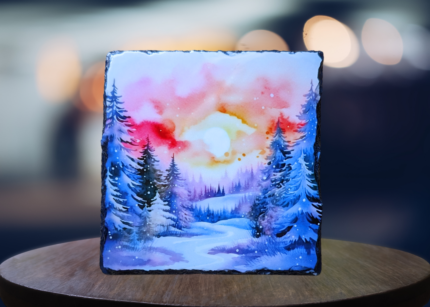 Sunset Slate Art